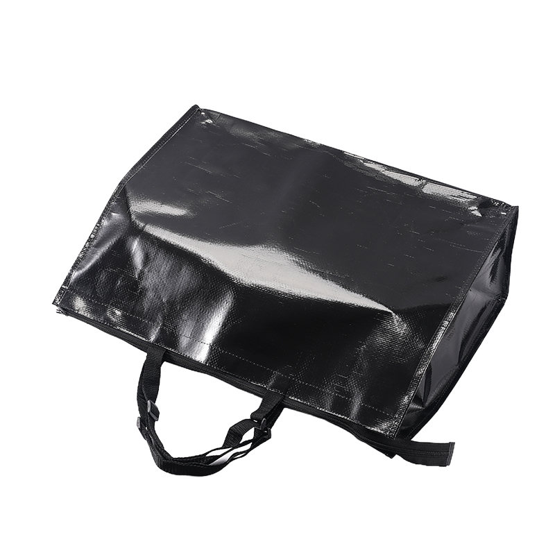 Eco friendly waterproof pp woven shopping bag recyclable laminated pp woven tote bag with zipper