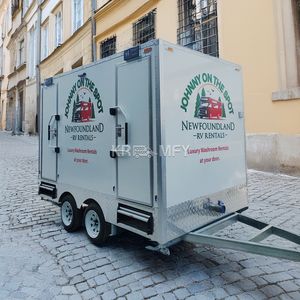 Baños Móviles 2025, Diseño de Contenedor de Lujo, Remolque de Baño para Discapacitados, Baño Portátil con Ducha e Inodoro - Product Image 1