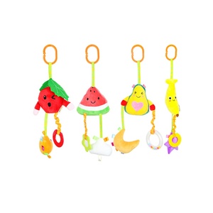 Jouet de berceau pour bébé, jouet en peluche à tirer, jouet en peluche vibrant, âne, lion, girafe, zèbre, jouet en peluche suspendu pour bébé et tout-petit - Product Image 1