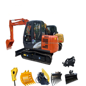 Petite pelleteuse d'occasion robuste et durable Hitachi ZX60 6 tonnes pelle sur chenilles 2020 fabriquée avec de faibles heures de travail - Product Image 1