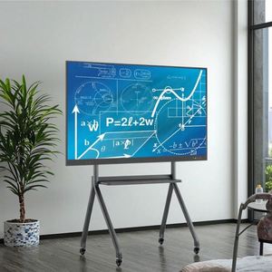 86 Inch Interactive Electronic <b>Whiteboard</b> 20-Point Touch Screen 4K UHD Resolution Android OS Metal Frame School Use Stand - Product Image 2