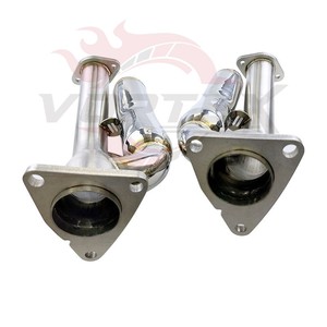 Vortex SS304 Resonated Test Pipe fits Nissan 370z Infiniti G37 09-13 Performance Racing Downpipe - Product Image 5