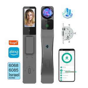 SINON Wholesale AI <b>Smart</b> <b>Lock</b> with Camera Video Intercom 3D Face ID Biometric Fingerprint Digital Door <b>Lock</b> for Home <b>Security</b> - Product Image 1