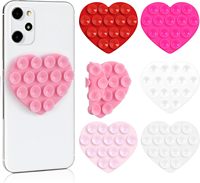 Support de Téléphone à Ventouse Polyvalent Adhérant à Toute Surface Lisse pour les Selfies à la Salle de Sport, la Cuisine, les Diffusions en Direct ou comme Cadeaux de Bienvenue