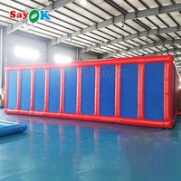 SAYOK – grand labyrinthe gonflable d'extérieur, jeux pour adultes, étiquette gonflable, à vendre