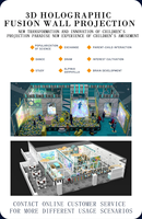 Jeux interactifs multijoueurs d'intérieur avec toboggan métallique et projection interactive intérieure