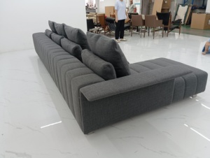 Ensemble de canapé d'angle en forme de L de Style moderne nordique All-Match <span class=keywords><strong>Canape</strong></span> en tissu de velours <span class=keywords><strong>Dangle</strong></span> Hoekbank Type de <span class=keywords><strong>lit</strong></span> de canapé - Product Image 5