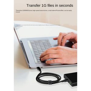 SYONG USB 3,0 Tipo a Tipo C Cable de carga rápida Conductor de cobre puro Transferencia DE DATOS USB C SSD Cable de disco duro Blindaje trenzado - Product Image 2