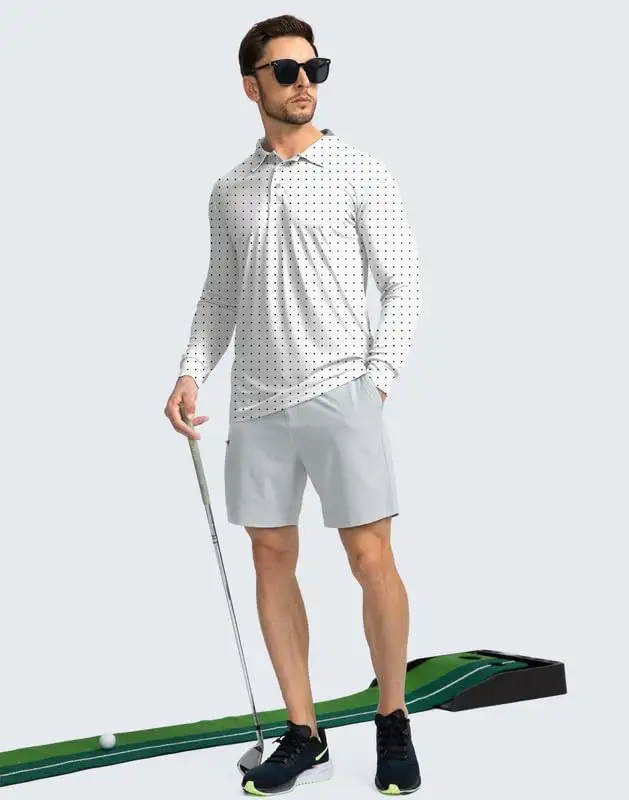 Custom gym wear golf shirts men athletic training polo tshirt mens streetwear polo golf shirts blade collar golf shirt