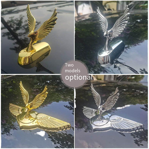 Autocollant de <span class=keywords><strong>voiture</strong></span> de luxe en métal 3D personnalisable avec <span class=keywords><strong>logo</strong></span>, design <span class=keywords><strong>ailes</strong></span> d'aigle, auto-adhésif, pour la décoration du capot du moteur - Product Image 4