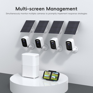 ระบบกล้องวงจรปิดไร้สาย 4MP 4CH ขายดี พร้อมฐานเชื่อมต่อ WiFi <span class=keywords><strong>CCTV</strong></span> NVR Kit OEM ODM มองเห็นในเวลากลางคืน เสียงสองทาง - Product Image 2