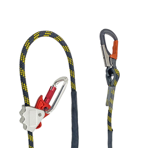 Attrezzatura per Arboricoltura, Cordino di Posizionamento Regolabile, Protezione Anticaduta Certificata CE, Cordino di Posizionamento in Acciaio per Arrampicata - Product Image 2