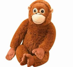 Peluche Gorille, Poupée Singe à Longs Bras, Coussin Confort Super Doux en Peluche avec Rembourrage en Coton PP, Design Singe Figuratif - Product Image 1