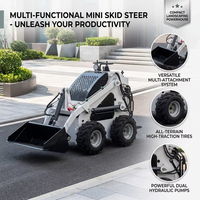 Mini Wheel Loader dengan Mesin Diesel Emisi Rendah dan Pengendali Joystick untuk Konstruksi Perkotaan dan Proyek Taman