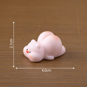 <span class=keywords><strong>Petit</strong></span> <span class=keywords><strong>cochon</strong></span> mignon, canard, porte-panier, porte-panier avec inscription, maison de poupée, accessoires décoratifs DIY, petites décorations de table de voiture - Product Image 6