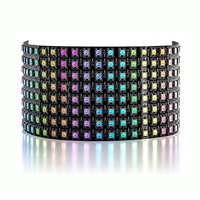 Panneaux LED HD professionnels, module LED RGB, LED à pixels d'intérieur, LED couleur pleine, PCB noir, fabricant de matrice LED