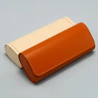Étui à lunettes en cuir PU de haute qualité avec logo personnalisé LMA, design de marque, vente en gros, idéal comme cadeau, boîte à lunettes