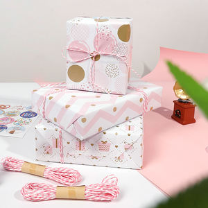Custom Disposable Birthday <b>Wrapping</b> <b>Paper</b> <b>Roll</b> 80gsm Art <b>Paper</b> 43x300cm | Bulk Wholesale Luxury Gift Packaging | Floral Balloon - Product Image 4