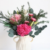 Nieuwe Bosstijl Wabi-Sabi Luxe Huisdecor Gemengde Droge Bloemen Boeket Chinese Bewaarde Planten Arrangement