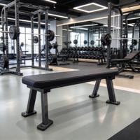 Banc de musculation professionnel Kpeakfit en cuir, robuste, réglable et stable, pour la musculation et l'entraînement de force