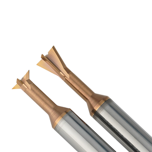 Tungsten Solid Carbide <strong>Dovetail</strong> Cutter with 45/60/120 Degrees Groove Chamfering 4 Flutes Altin-Coated <strong>End</strong> <strong>Mill</strong>-ODM/OEM Supported - Product Image 4