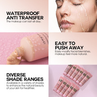 Fond de teint mat naturel, correcteur longue tenue à couvrance totale, maquillage anti-transpiration et anti-brillance, fond de teint visage qui ne se décolore pas