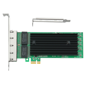 Tarjeta de Red Interna Lekuo 82576 PCI X1 de 4 Puertos Gigabit Ethernet RJ45 para Escritorio - Product Image 1