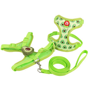 Arneses ajustables para perros pequeños, conjunto de arnés para gatos con logotipo personalizado, accesorios para mascotas, patrones de dibujos animados, poliéster duradero - Product Image 3