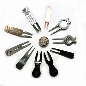 Vast Gifts Custom Metal Aluminum Pitchfork Best Ball Supplier Bottle Opener Golf Marker Divot Pitch Repair Tool