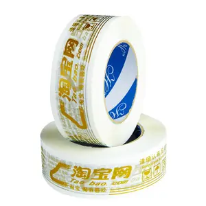 Company Logo Printed Sellotape - 2 Colours For Clear Transparent Adhesive Tape For Carton Packing