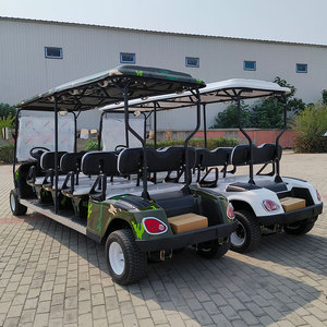 6 Seat Small Four-Wheeled Golf Cart 48V/<b>72V</b> Motor 100Ah/120Ah <b>Battery</b> Hydraulic Disc Brakes LED Lights for Sightseeing 6 Seat El - Product Image 5
