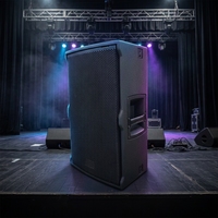 TT 25-A II Enceinte portable amplifiée à deux voies, 15 pouces, en bois, haute puissance, 1100W RMS, étanche, pour groupes mobiles