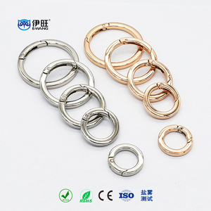 EWANG Zinc Alloy Bag Accessories Custom Bag Strap Open Metal Buckle O <b>Rings</b> Spring <b>Rings</b> - Product Image 5