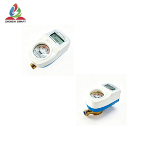Compteur d'eau numérique prépayé intelligent ZHONGYI avec écran LCD, cadran mécanique, connexion filetée, OEM, IP65 - Product Image 1