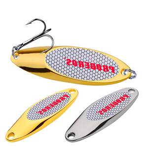 Señuelo de Pesca de Metal de 3g - 60g, Cebo para Lubina, Señuelo de Agua Dulce, Lentejuelas, Cuchara Giratoria, 2 Colores, Señuelos de Pesca Duros - Product Image 1