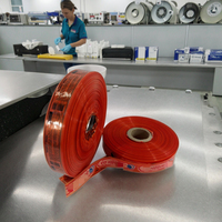 Enveloppe de saucisse en plastique de rouleau de Tubu froncé de PA/Nylon pour le film d'emballage alimentaire pour le jambon de viande traité de saucisses