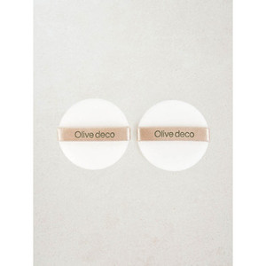 Miglior trucco sbuffo rotondo con Deco floccante 2P Set triangolo modello di cotone e spugna materiale per il trucco del viso - Product Image 1
