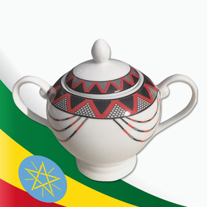 Fine Porcelaine Céramique Africain Éthiopien Rekebot 16 Pièces Tasses À Café Ensemble Thé 23 pcs Aba <span class=keywords><strong>Geda</strong></span> Décor Service À Café - Product Image 3