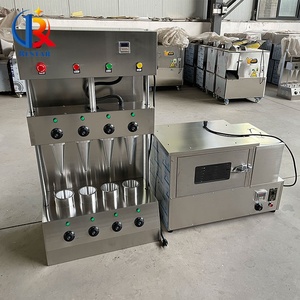 Machine commerciale de fabricant de cône de <span class=keywords><strong>pizza</strong></span> avec la machine rotatoire de fabricant de pâte à <span class=keywords><strong>pizza</strong></span> de four - Product Image 4