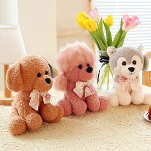 <span class=keywords><strong>Al</strong></span> ches <span class=keywords><strong>al</strong></span> por mayor simülasyon sevimli bebek hediye Husky kaniş dolması hayvan köpek peluş oyuncak - Product Image 5
