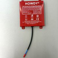 Extincteur d'incendie à aérosol monté sur batterie au lithium, protection de sécurité contre l'incendie pour la classe D