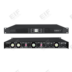 Nuevo Lanzamiento de Producto: Amplificador de Alta Potencia EIF Serie D4 D4-1800/2200/3000/3500 de 4 Canales, 1U, 8 ohmios, para Karaoke, Canto y DJ - Product Image 5