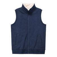 Bekleidungs hersteller Custom 420 Gramm Winter weste Herren weste Verdickter Samt Stehkragen Reiß verschluss Weste Strickjacke Jacke
