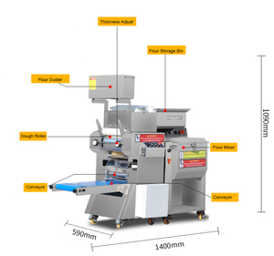 เครื่องทำเส้นก๋วยเตี๋ยวสีแดงเข้ม/เครื่องทำก๋วยเตี๋ยว/หาเครื่องทำก๋วยเตี๋ยวได้ที่ไหน - Product Image 6