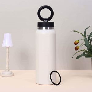 316 Stainless Steel Insulated Water Bottle Pop-Up Lid Portable <b>Thermal</b> Bottle Large Capacity Food Grade Travel <b>Mug</b> - Product Image 2
