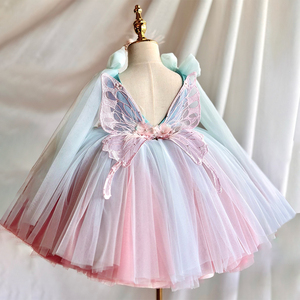 I bambini indossano le bambine <span class=keywords><strong>abiti</strong></span> da festa per ragazze professionali che indossano ragazze trasparenti Smart abito da <span class=keywords><strong>damigella</strong></span> d'onore - Product Image 3