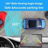 Câble RCA E-too pour caméra de recul de voiture étanche IP68, compatible Audi A4 B6 Avant, VW Polo, E61 Touring, F30