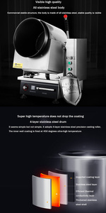 Cuisinière à <span class=keywords><strong>riz</strong></span> rotative commerciale QS, machine à faire sauter automatique intelligente, wok 220V pour restaurant - Product Image 6