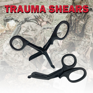 Ciseaux de traumatologie Medresq 7,5 pouces (19 cm) en acier inoxydable avec revêtement fluoré, ciseaux médicaux pour infirmières et premiers secours - Product Image 3