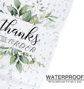 <span class=keywords><strong>Sobres</strong></span> de correo autoadhesivos, bolsas de poliéster con mango, bonito y grueso, envío de negocios, gracias - Product Image 6